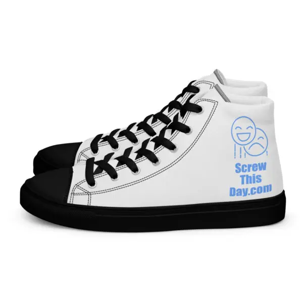Men’s high top canvas shoes - Image 2