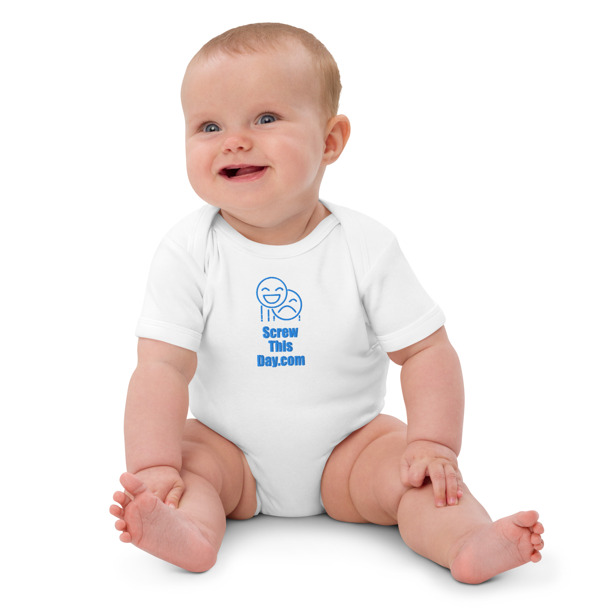 Organic cotton baby bodysuit - Image 2