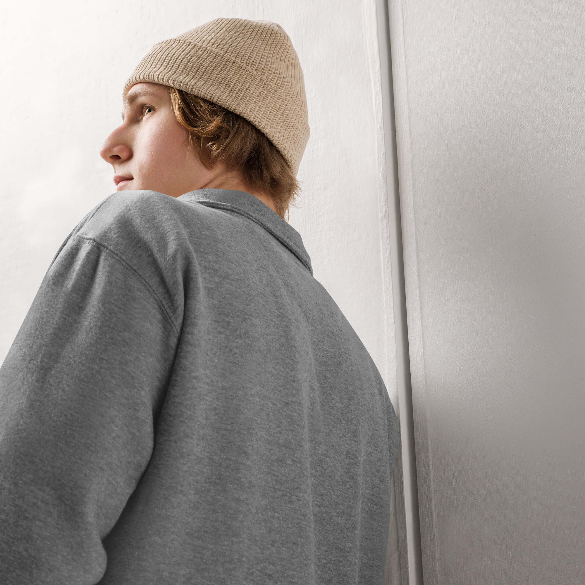 Unisex fleece pullover - Image 6
